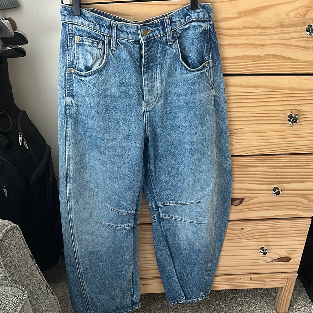 Free People Barrel Jean